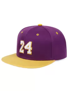 男士數字刺繡嘻哈帽 - 彩色 - 查看 1