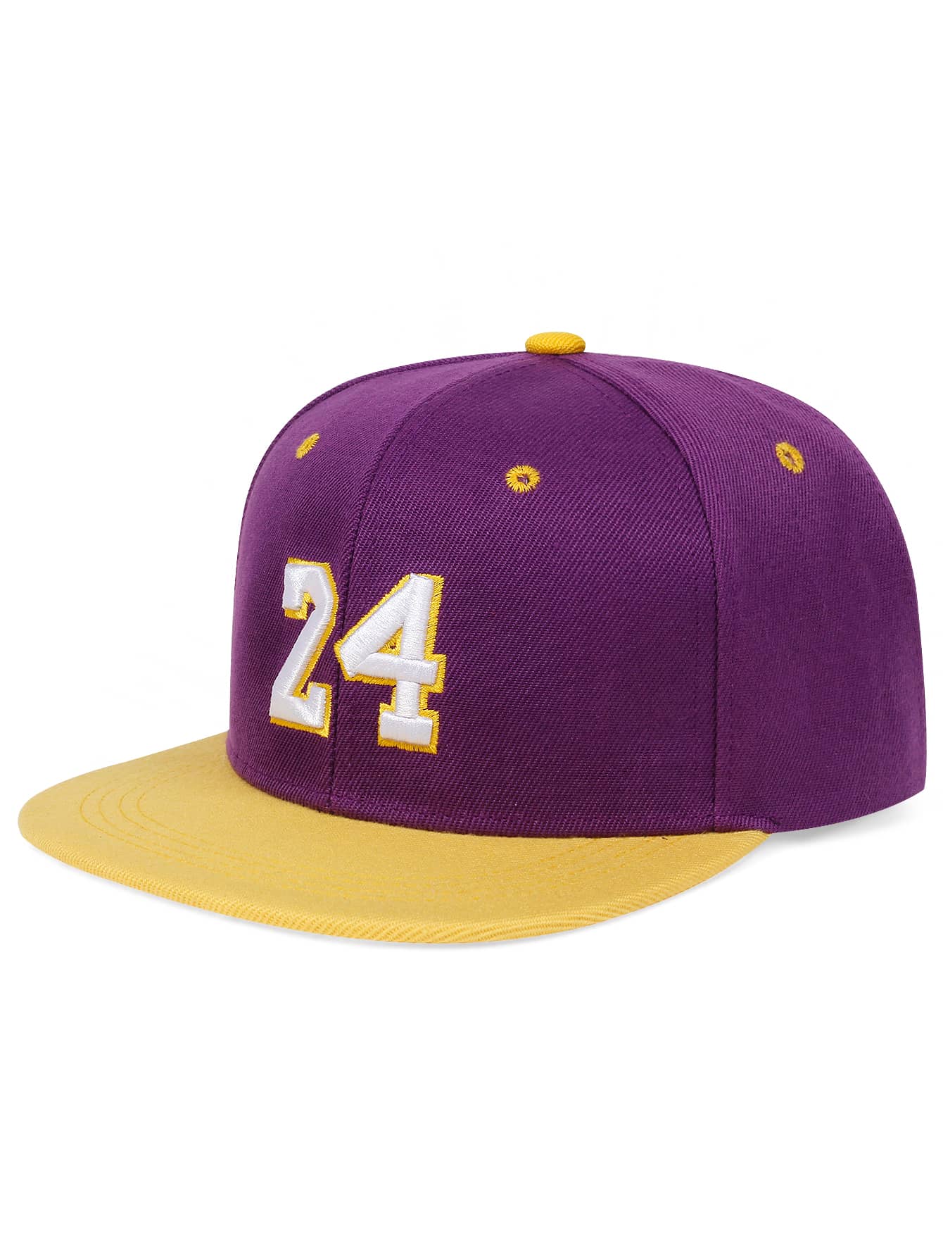 男士數字刺繡嘻哈帽 - 彩色 - 查看 1