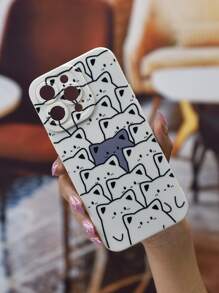 White Frosted Tpu Case With Black Bear - Multicolor - View 2