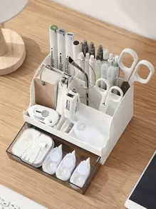 Giá đỡ bút đa năng 1 cái - trắng - Xem 1