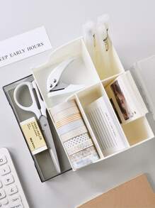 Giá đỡ bút đa năng 1 cái - trắng - Xem 4