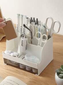 Giá đỡ bút đa năng 1 cái - trắng - Xem 2