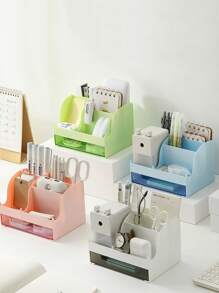 Giá đỡ bút đa năng 1 cái - trắng - Xem 5