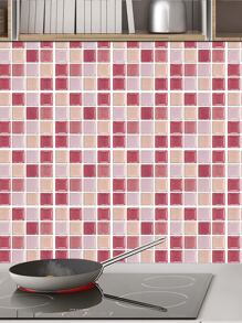 6pcs Mosaic Pattern Kitchen Sticker - Multicolor - View 3