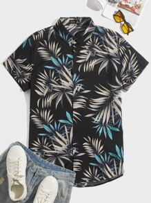 Manfinity VCAY Men Tropical Print Shirt - Multicolor - View 1