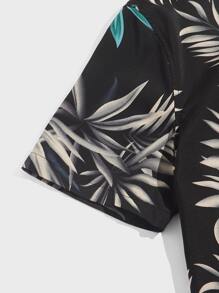 Manfinity VCAY Men Tropical Print Shirt - Multicolor - View 5