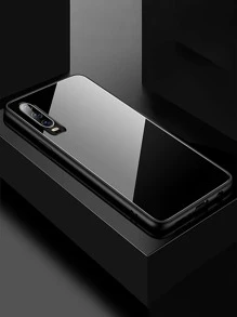 Vỏ điện thoại trong suốt cho nam - màu đen - Xem 1