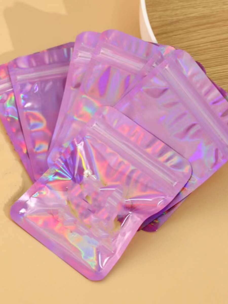 10 piezas Bolsa de burbujas láser - Rosa Fucsia - Ver 1