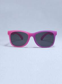 Chicas Gafas de sol de marco geométrico - Morado - Ver 2