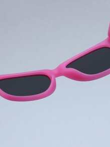 Chicas Gafas de sol de marco geométrico - Morado - Ver 4