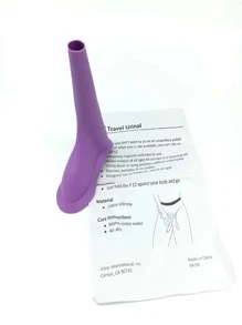 1pc Portable Pee Funnel - Purple - View 3