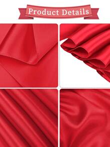 5入組純色椅子裝飾帶，桌椅裝飾，椅帶 - 紅色 - 查看 5