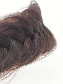 Peluca trenzado Diadema - Marrón - Ver 5