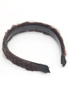 Peluca trenzado Diadema - Marrón - Ver 6