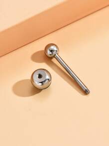 Evil Eye Decor Tongue Barbell Ring - Multicolor - View 4