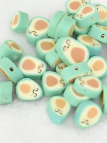 1pack 10mm Fruit Shaped DIY Bead - Mint Green - View 2