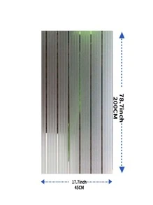 1入組條紋圖案裝飾膜 - 無色 - 查看 3