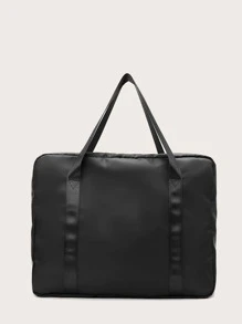 Wet Dry Separation Pockets Travel Bag, Large Capacity Foldable Waterproof Duffle Bag For Business Travel Camping Swimming - Black - View 3