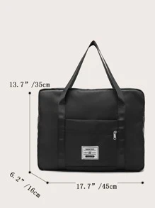 Wet Dry Separation Pockets Travel Bag, Large Capacity Foldable Waterproof Duffle Bag For Business Travel Camping Swimming - Black - View 5