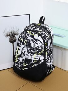cái Allover Print Bộ ba lô chức năng Bộ cặp đi học dành cho sinh viên tốt nghiệp, cô gái tuổi teen, sinh viên năm nhất, sinh viên năm hai, trung học cơ sở và trung học phổ thông, đại học và trung học phổ thông, hoàn hảo cho hoạt động ngoài trời, du lịch và quay lại trường học - Nhiều màu - Xem 3