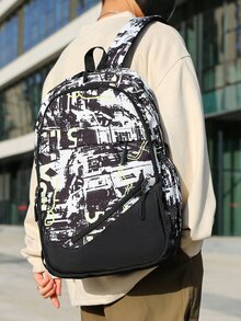 cái Allover Print Bộ ba lô chức năng Bộ cặp đi học dành cho sinh viên tốt nghiệp, cô gái tuổi teen, sinh viên năm nhất, sinh viên năm hai, trung học cơ sở và trung học phổ thông, đại học và trung học phổ thông, hoàn hảo cho hoạt động ngoài trời, du lịch và quay lại trường học - Nhiều màu - Xem 7