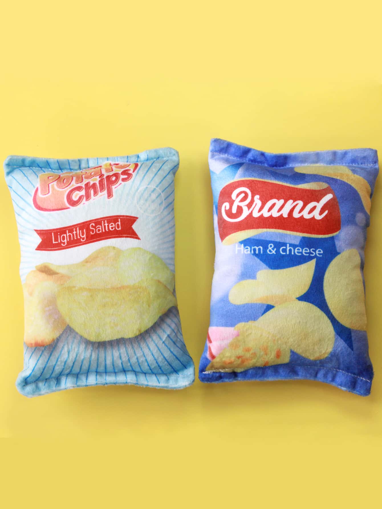 1pc Random Potato Chip Design Pet Plush Toy - Multicolor - View 1