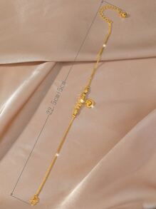 Heart Charm Anklet Valentines,Mom,Mother,Mother's Day,Gift