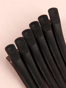 6入組沙龍髮夾,頭髮造型夾子分段夾子美髮沙龍 - 黑色 - 查看 8