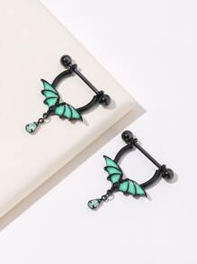 Anillo de pezón murciélago - Multicolor - Ver 2