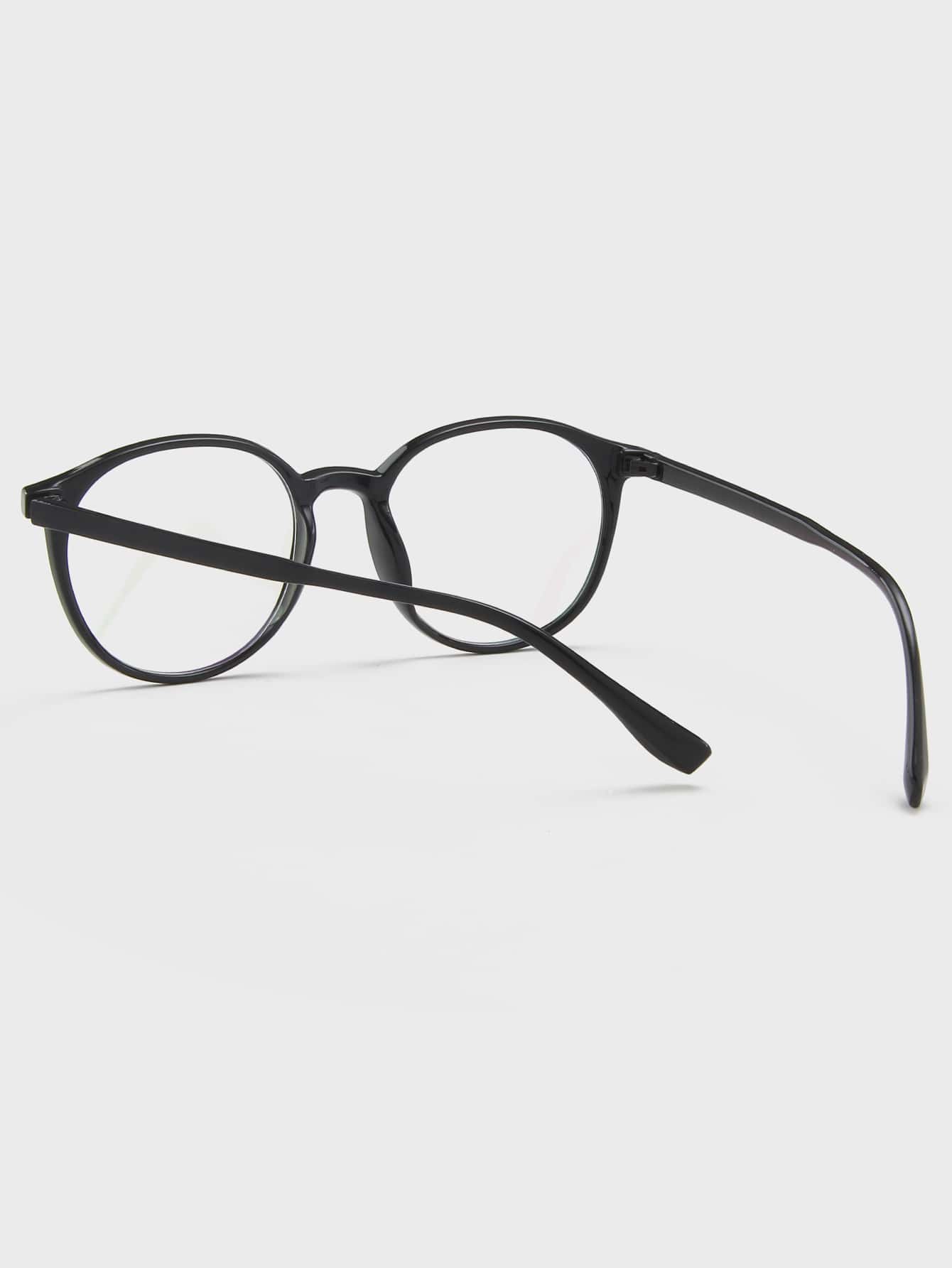 1 זוג משקפיים שקופים אביזרי משקפיים אביזרי משקפיים לנשים - שחור - ראה 3