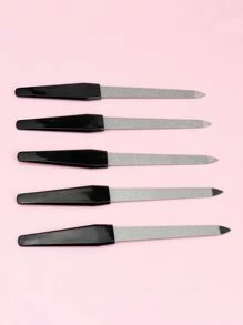 Bộ 5 dũa móng tay, dũa móng tay mini chuyên nghiệp hai mặt bằng thép không gỉ có tay cầm chống trượt, dũa đệm móng tay có thể giặt được, dũa móng tay kim loại cho nam và nữ, đồ dùng làm móng, dụng cụ làm móng, dụng cụ làm móng, trở lại trường, móng tay, dụng cụ làm móng để dán móng tay - Nhiều màu - Xem 2