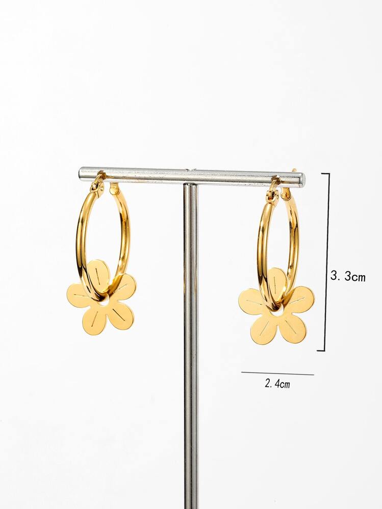 Hoa trang trí hoa tai vòng Valentine, Mẹ, Mẹ, Ngày của Mẹ, Quà tặng - Vàng - Xem 4