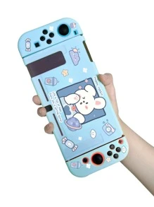 1pc Rabbit Pattern Case Compatible With Nintendo Switch - Multicolor - View 4