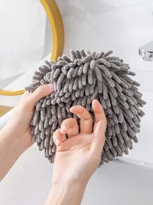 1入組廚房懸掛式速乾清潔手球可懸掛式吸水毛巾家用手巾 - 深灰色 - 查看 6