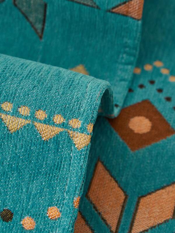 1pc Geometric Jacquard Sofa Towel SHEIN USA