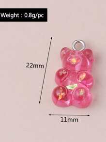 10pcs/set Random Bear DIY Pendant