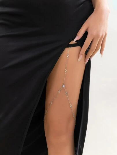 水鑽裝飾大腿鏈