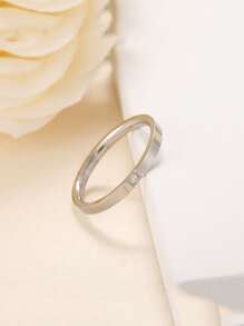 Nhẫn đơn - Bạc - Xem 3