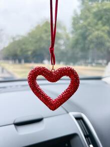 1 đồ trang trí xe thiết kế trái tim - Nhiều màu - Xem 1
