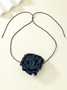 Floral Decor Choker - Multicolor - View 3