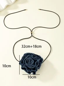 Floral Decor Choker - Multicolor - View 4