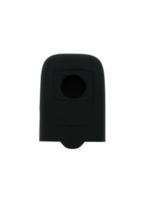 1pc Silicone Car Key Case Compatible With Alfa Romeo - Black - View 3