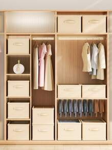 1 hộp lưu trữ có thể gập lại chắc chắn - Màu Khaki - Xem 9