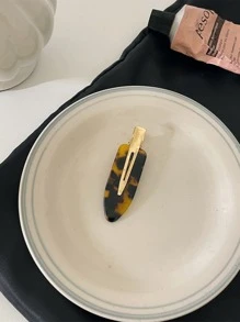 Pinza de pelo de cocodrilo con patrón de dibujo - Multicolor - Ver 1