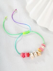 Pulsera concha & con diseño de cuenta - Multicolor - Ver 1