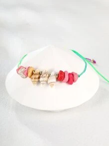 Pulsera concha & con diseño de cuenta - Multicolor - Ver 2