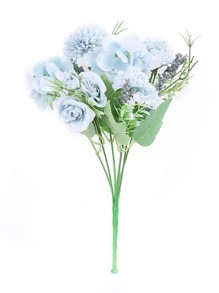 1pc Artificial Flower Bouquet - Blue - View 2