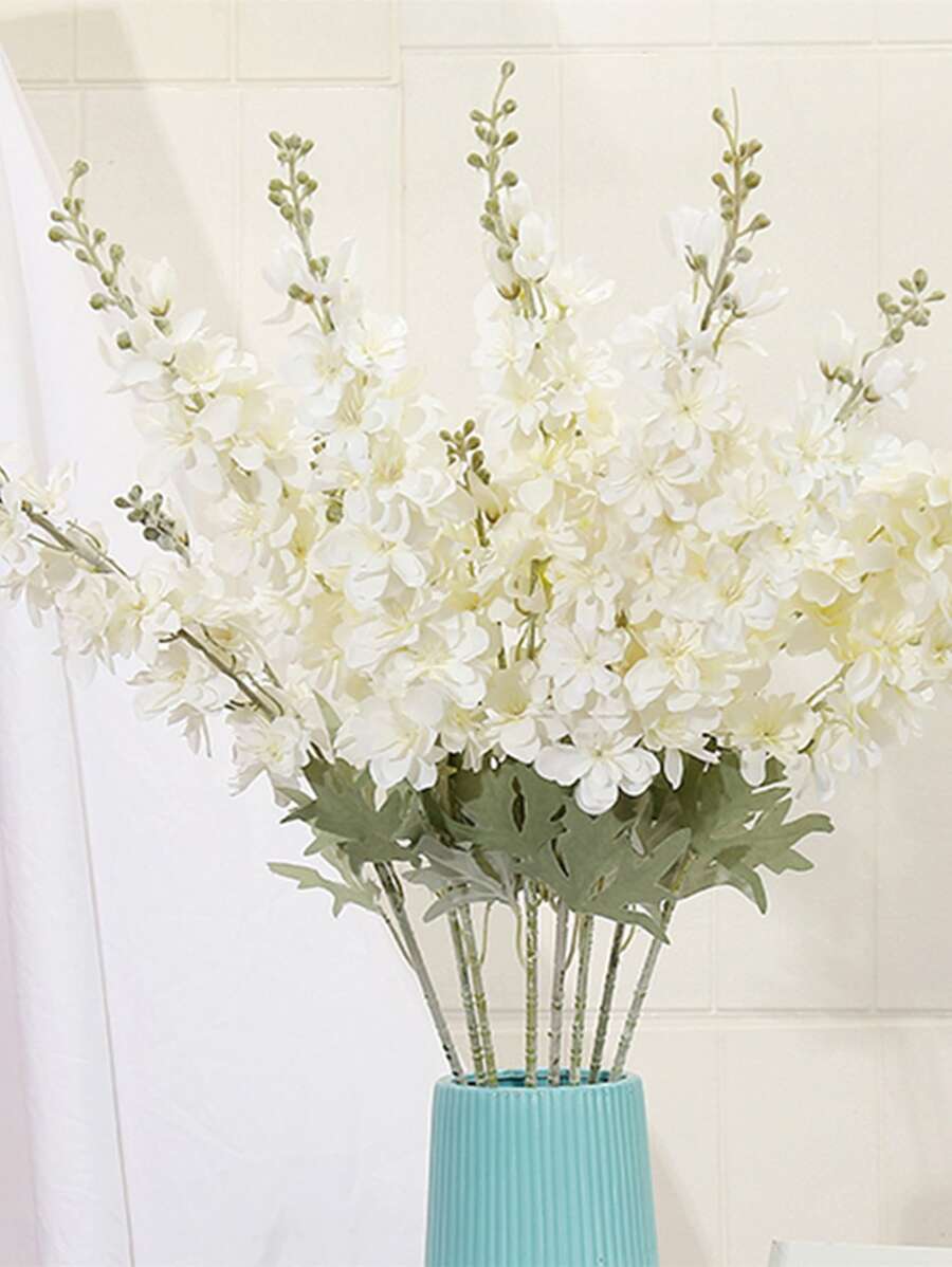 1pc Artificial Flower - White - View 1