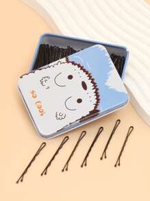 100入組極簡風格邊夾 - 彩色 - 查看 1