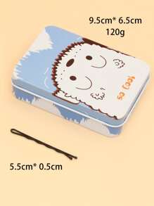 100入組極簡風格邊夾 - 彩色 - 查看 3